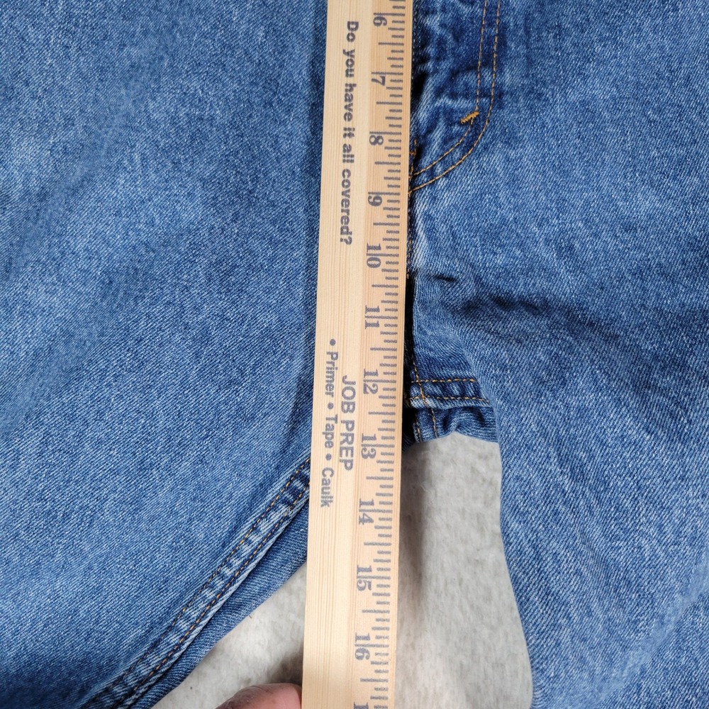 Levi's 505 Regular Fit Jeans Mens 38x30 Blue Medium Wash Straight Leg Denim - Picture 7 of 16